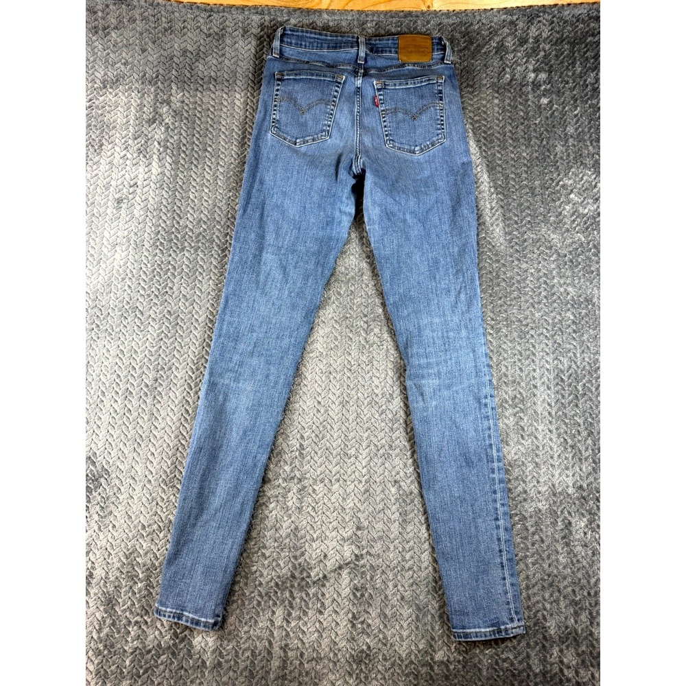 Levi's 721 High Rise Skinny Jeans Womens 28x32 Blue Denim Stretch 18882-0595 - Picture 10 of 12